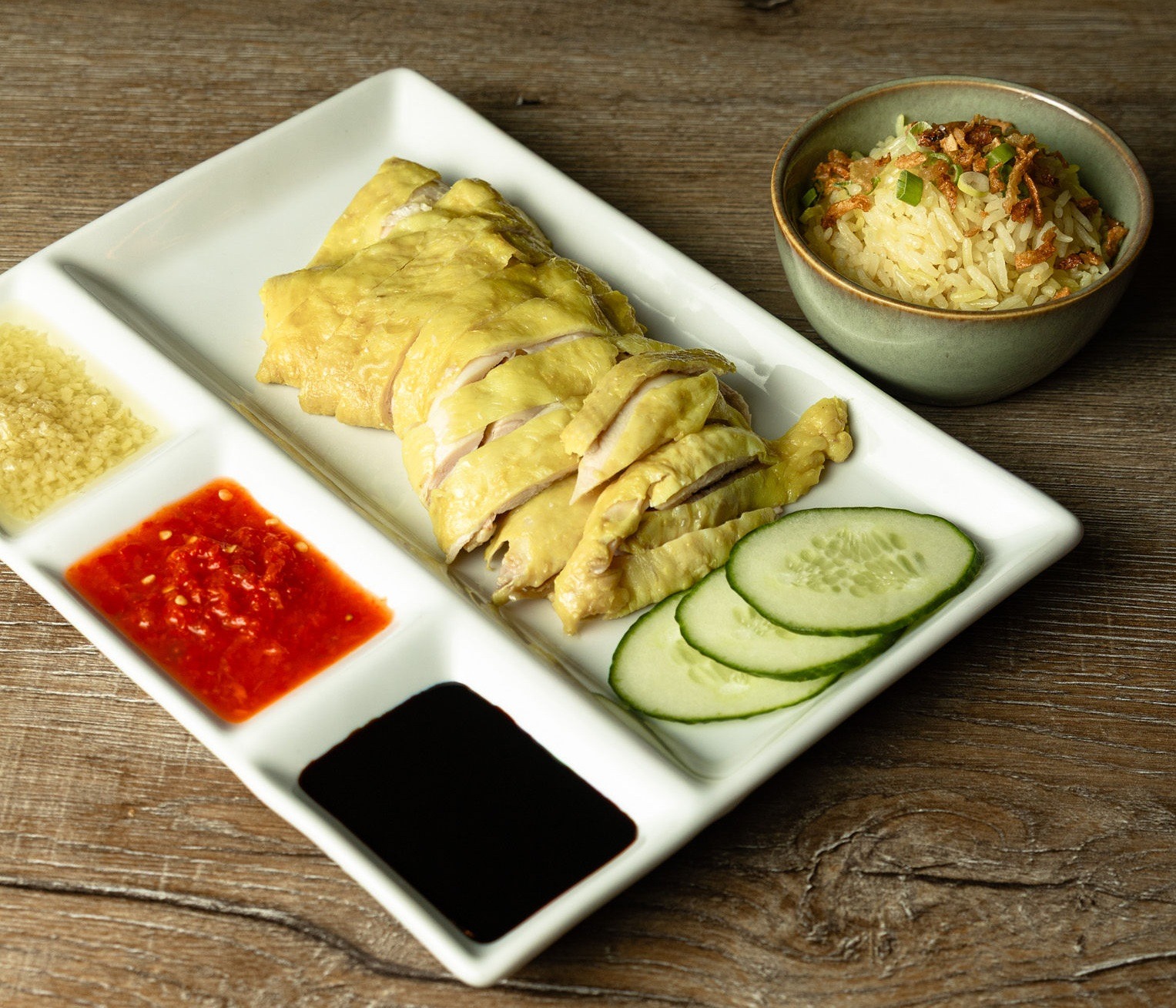 Hainanese Chicken Rice